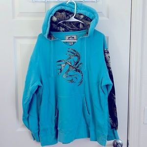 Legendary Whitetail Aqua Blue Sweatshirt